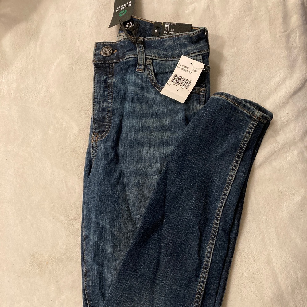 Kut From the Kloth medium high waisted skinny jeans  size 0